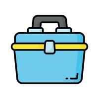 Check this carefully crafted icon of portable cooler, beach box vector design