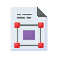 Vector Based graphic design file icon, ready to use