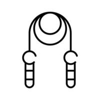 Check this amazing icon of skipping rope, fitness string, ready to use vector