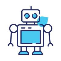 Premium icon of robot toy vector in modern design style