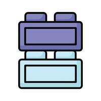 Take a look at this amazing icon of kids blocks, kids plaything vector