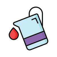 Paint bucket flat icon ready to use in web and mobile apps vector