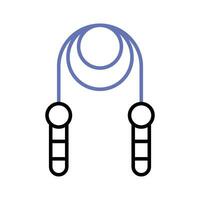 Check this amazing icon of skipping rope, fitness string, ready to use vector