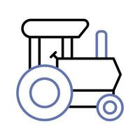 An amazing icon of tractor toy in trendy design style, ready for premium use vector