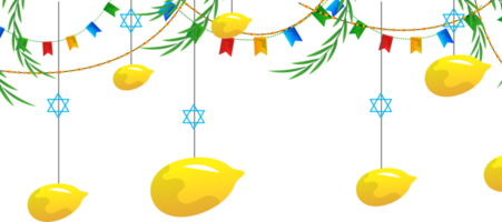 glücklich Sukkot Illustration png