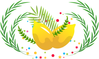 gelukkig sukkot illustratie png