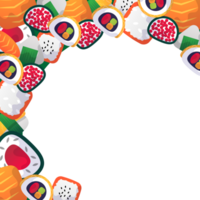 japansk mat sushi png