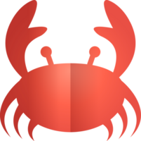 papier krab illustratie png