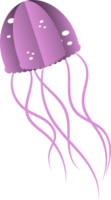 Medusa vita marina illustrazione png