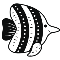 Sealife fish illustration png