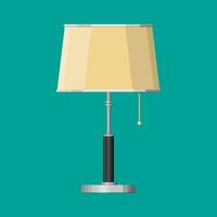 Furniture interior lamp. Lighting equipment. Vector illustration in flat style