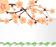 pêche fleurs illustration png