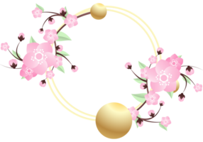 pêche fleurs illustration png