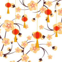 perzik bloemen illustratie png