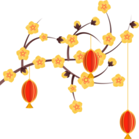 Pfirsich Blumen Illustration png