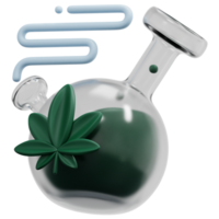 bong 3d render ícone ilustração png