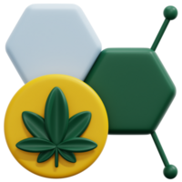 molecules 3d render icon illustration png