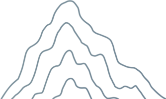 a traditional mountain png