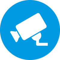 Security camera icon for graphic design, logo, web site, social media, mobile app, ui png