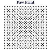 Paw Print Vector Background