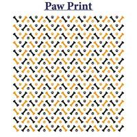 Paw Print Vector Background