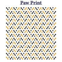 Paw Print Vector Background