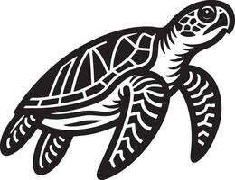 Sea Turtle Illustration. vector