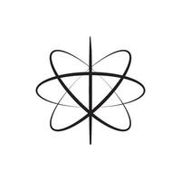 atom icon vector
