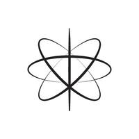 atom icon vector