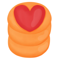 Cookie and jam strawberry png