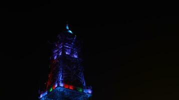 el limbo torre a noche. gorontalo regencia icono foto