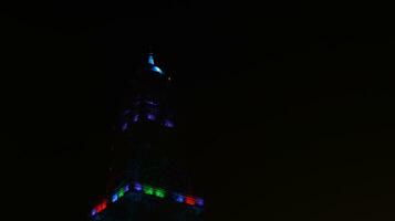 The Limboto Tower At Night. Gorontalo Regency icon photo