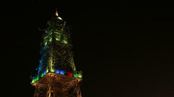 The Limboto Tower At Night. Gorontalo Regency icon photo