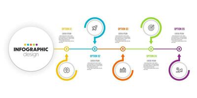 Vector business data visualization, process diagram graph with 4 options. Business template timeline  for presentation, creative ideas for infographics.