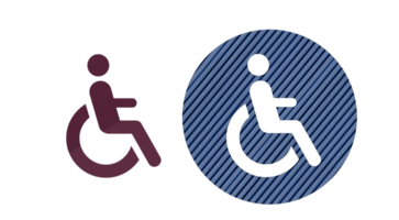 Photo handicap sign icon symbol png