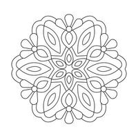 Tranquil wheels simple mandala design vector file