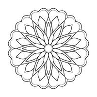 Zen circles simple Mandala design vector file