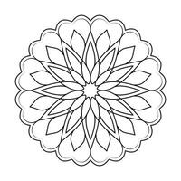 Zen circles simple Mandala design vector file