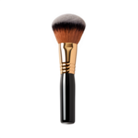 AI generated makeup brush isolated on transparent background ,generative ai png