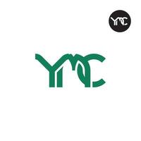 Letter YMC Monogram Logo Design vector
