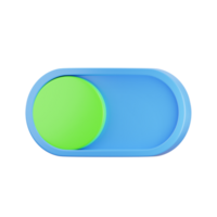 Switch On 3D Illustrations png