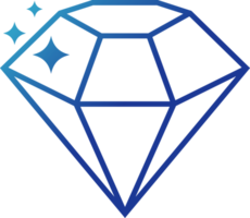 mooi diamant sieraden logo icoon geïsoleerd sjabloon illustratie png