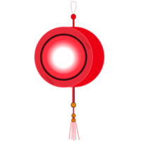 Red Chinese New Year Lantern is hanging png