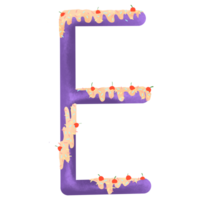 Süss Pastell- Farben, Briefe e geeignet zum dekorieren. png