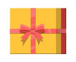 Gift box on white. vector