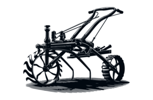 Grubber Bauernhof Werkzeuge Illustration Silhouette png Datei