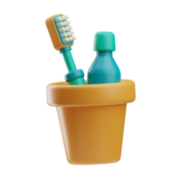 Dental Zahnbürsten 3d Illustration png