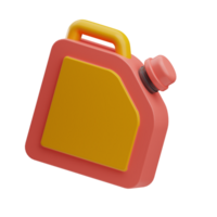 Firefighter Object Fuel 3D Illustration png