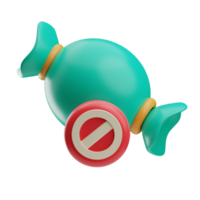 dentale no dolce 3d illustrazione png