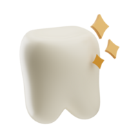 dental diente 3d ilustración png